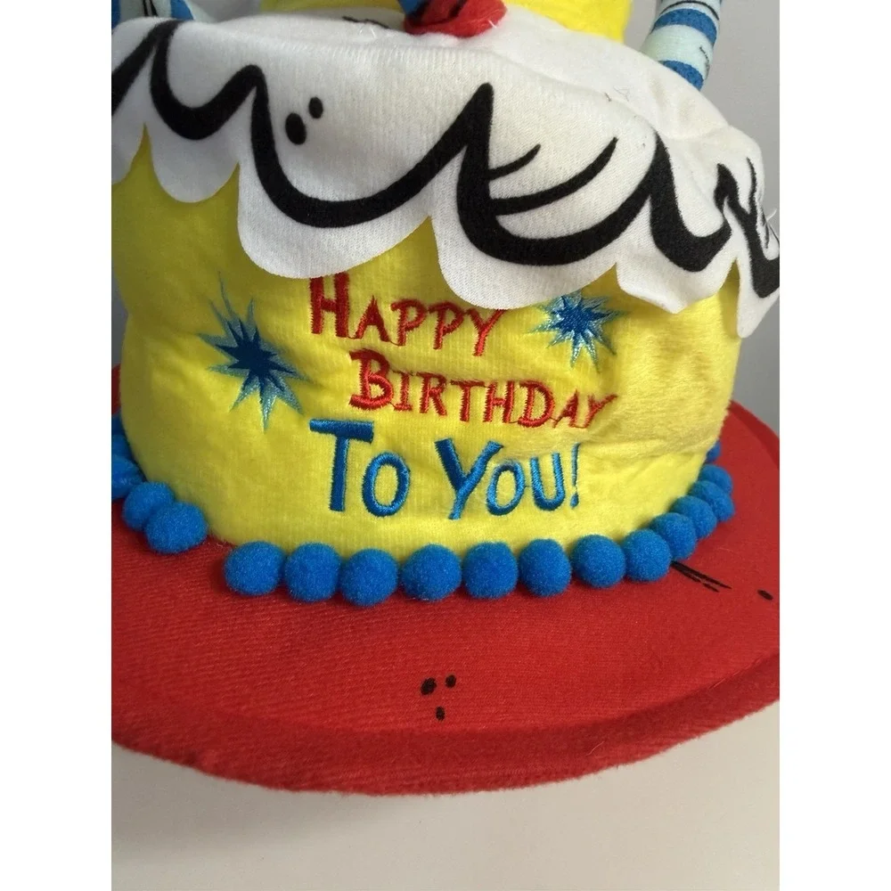 Deluxe Dr. Seuss Birthday Cake Hat Happy Birthday To You Hat Teacher Costumes US